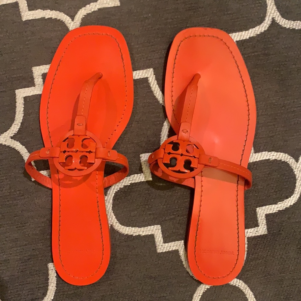 Tory Burch Mini Miller poppy red sandals